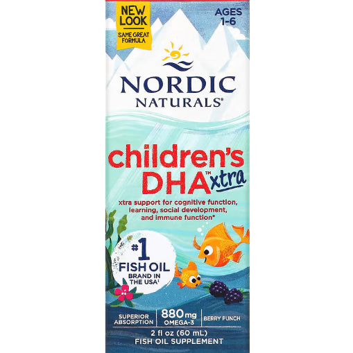 LowCostPH | Nordic Naturals Childrens DHA Xtra Ages 3-6 Berry Babys DHA. Brain Development Support
