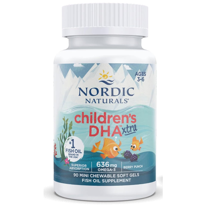LowCostPH | Nordic Naturals Childrens DHA Xtra Ages 3-6 Berry Babys DHA. Brain Development Support