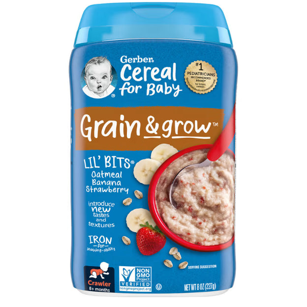 Little Sunshine | Gerbers, Oatmeal, Rice, Lil Bits, Hearty Bits, Probiotic Banana, Multigrain Cereal