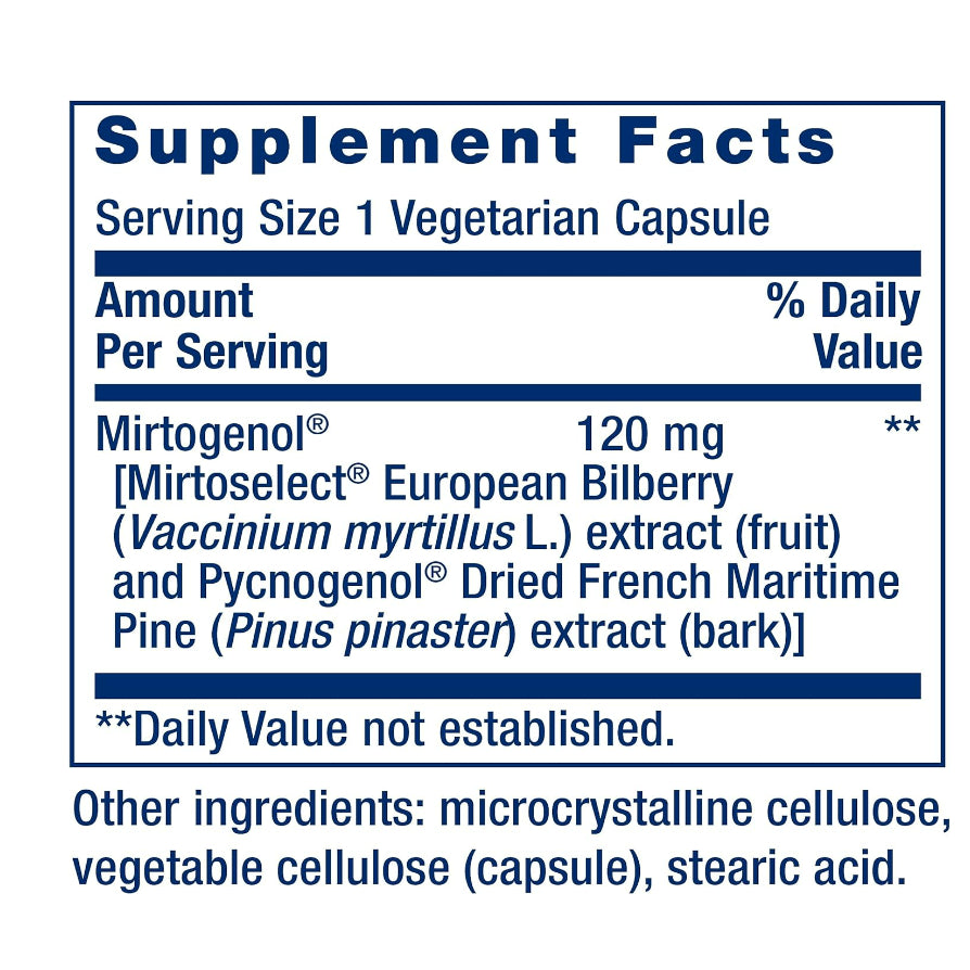 LowCostPH| Life Extension Eye Pressure Support with Mirtogenol - Eye Health Supplement Healthy Eyes