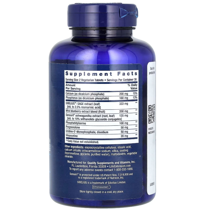 LowCostPH| Life Extension, Cognitex Elite Pregnenolone, 60 Vegetarian Tablets