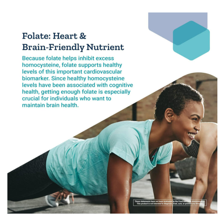 LowCostPH| Life Extension Optimized Folate β L-methylfolate β Heart & Brain Support, Healthy Homocys