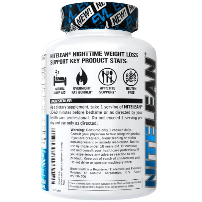 LowCostPH| EVLution Nutrition, NiteLean, 30 Veggie Capsules
