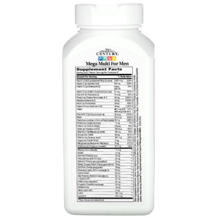 LowCostPh | 21st Century, Mega Multi for Men and Women, Multivitamin, Garden of life Vitamin Code