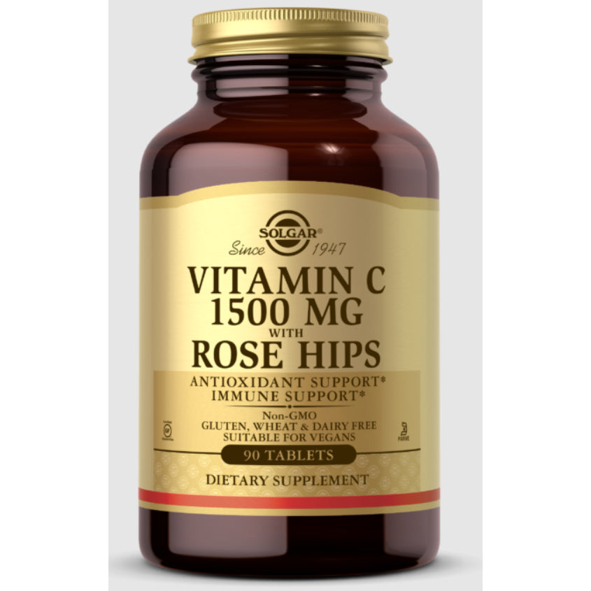 LowCostPh | Solgar, Vitamin C, 1,000 mg, 250vegcaps | Vitamin C with Rose Hips, 1,000 mg, 250 Tabs