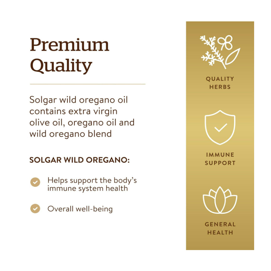 LowCostPH| Solgar, Wild Oregano Oil, 60 Softgels