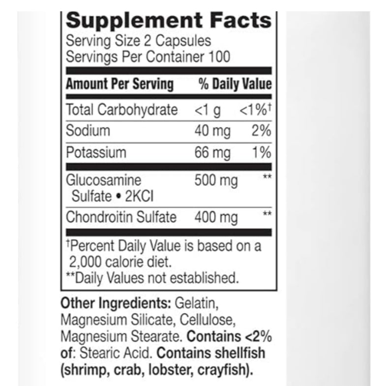Low Cost PH | 21st Century, Glucosamine / Chondroitin, Original Strength, 60 Easy to Swallow Capsule