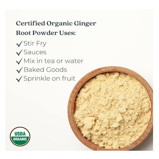 LowCostPH| Starwest Botanicals, Organic Ginger Root Powder, 1 lb (453.6 g)