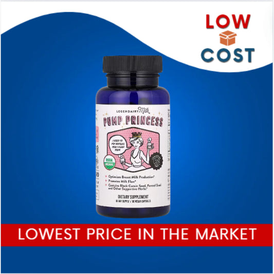LowCost PH| Legendairy Milk, Pump Princess, 60 Vegan Capsules