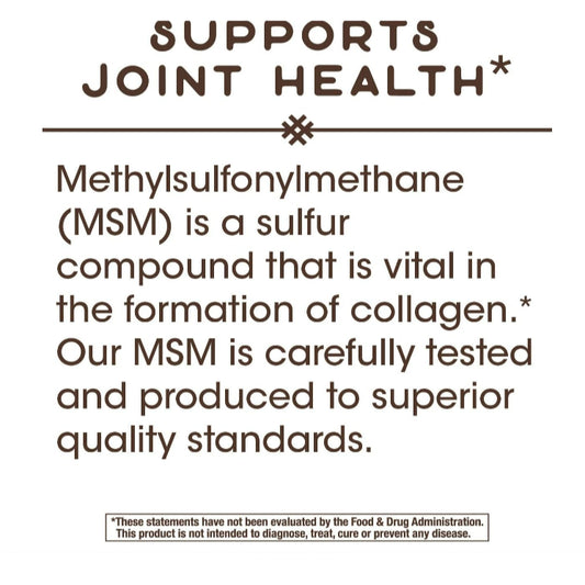 LowCostPH | Nature's Way, MSM, 1,000 mg, Joint Health Support May 2025 Expiry