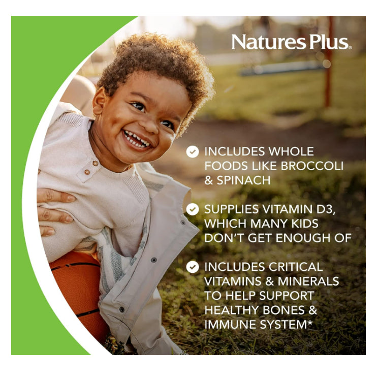 LowCostPh | NaturesPlus, Animal Parade Gold, Children's Chewable Multivitamin, Cherry,Grape & Orange