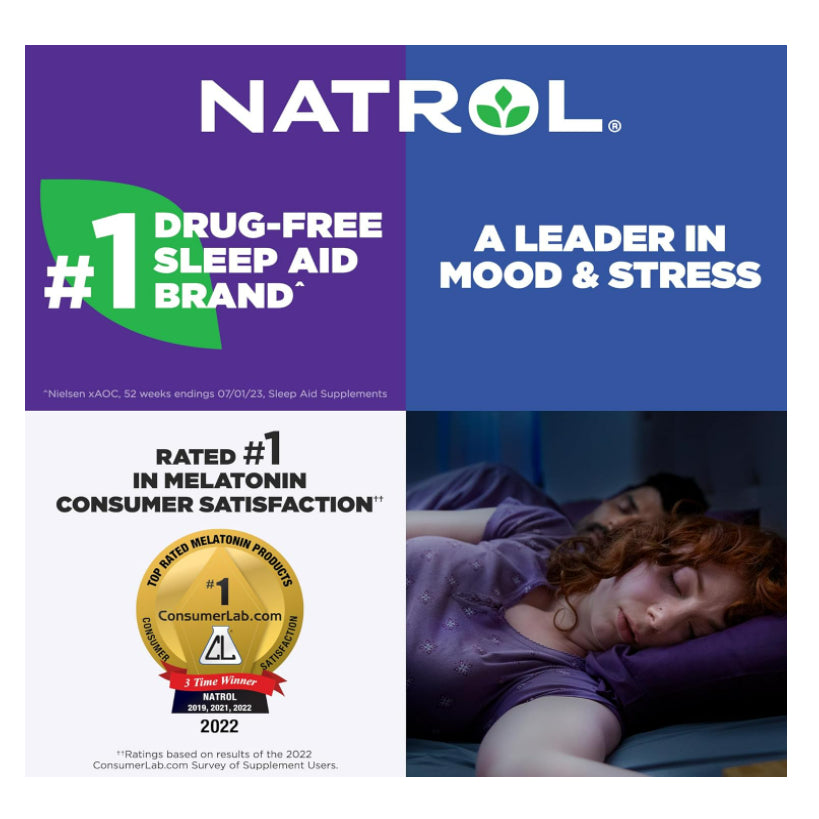 USAOnhand| Non Habit Sleep Melatonin 3mg for Adults Non GMO|Vegan|Vegetarian