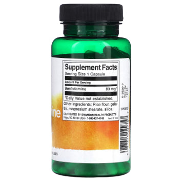 LowCostPh | Swanson, Benfotiamine, 80 mg, 120 Capsules