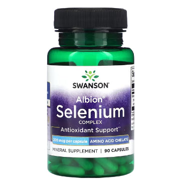 LowCostPh | Swanson, Albion Selenium Complex, 200 mcg , 90 Capsules