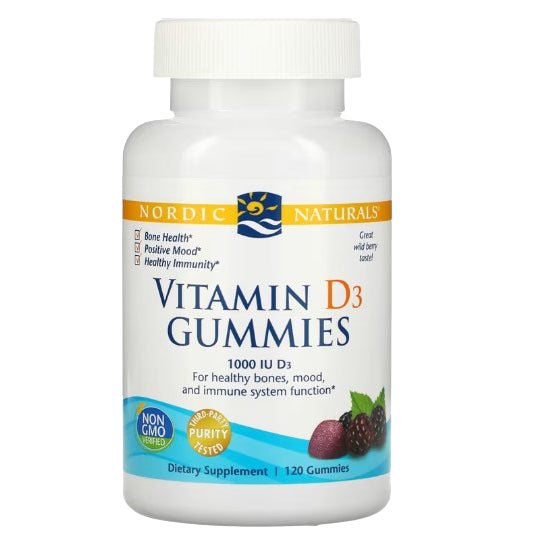 LowCostPh | Nordic Naturals, Vitamin D3 Gummies Kids, Wild Watermelon, 400 IU, D3 Gummies, 25 mcg