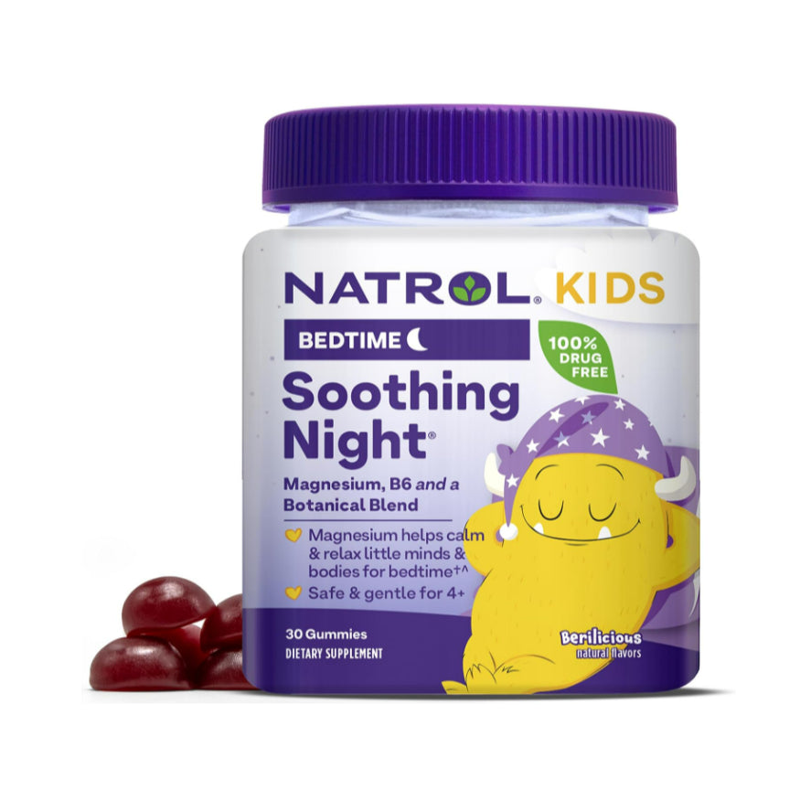 LowCostPH| Kids Sleep Gummies Melatonin 1mg - Vegan, Gluten Sugar-Free & Soothing Night, Magnesium