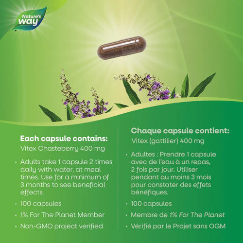 Nature's Way, Vitex Fruit, 400 mg