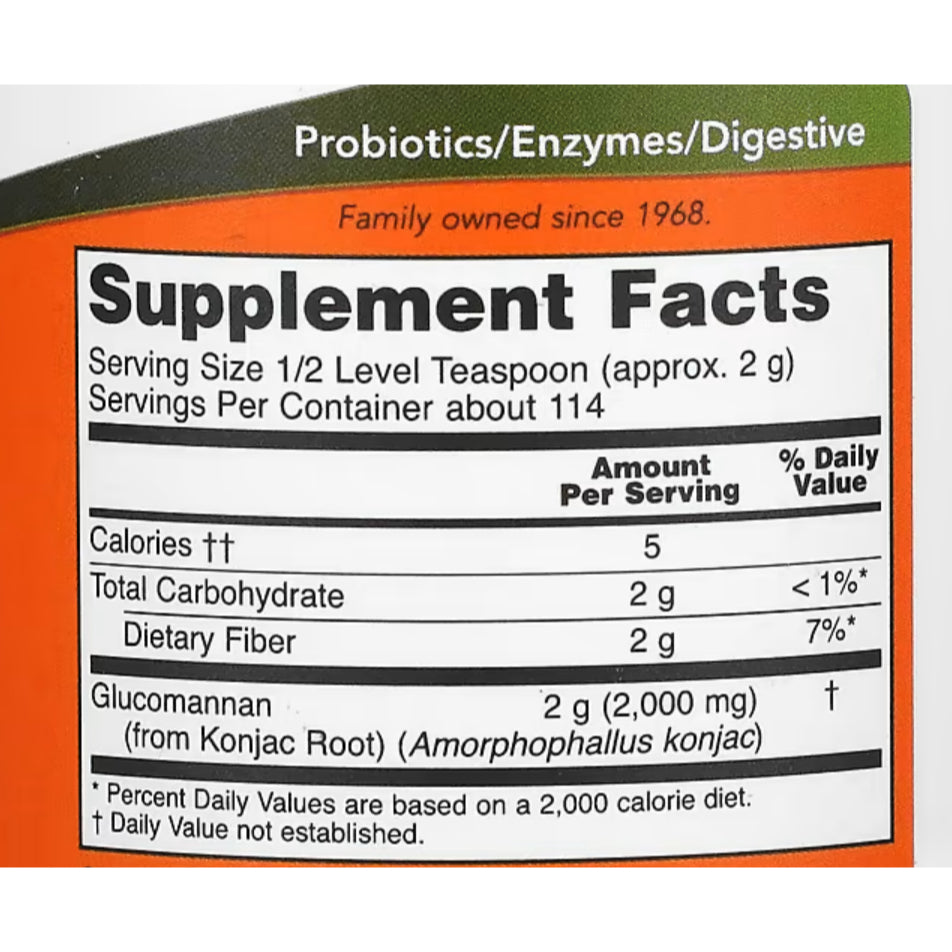 LowCostPH | NOW Supplements, Glucomannan Pure Powder, Supports Regularity Healthy Weight