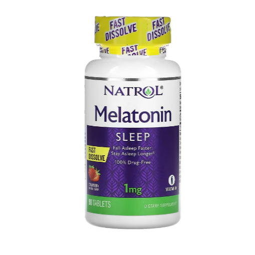 LowCostPH | Na Trol, Melatonin, Fast Dissolve, Time Release, Extra Strength, Strawberry,