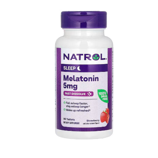 LowCostPh | Na trol, Melatonin 5mg, for Restful Sleep,5mg Strawberry-Flavored Gummies for Adult