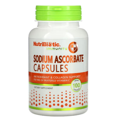 LowCostPh | NutriBiotic, Immunity, Vitamin C + D3 & Zinc, 250 Capsules| SodiumAscorbate