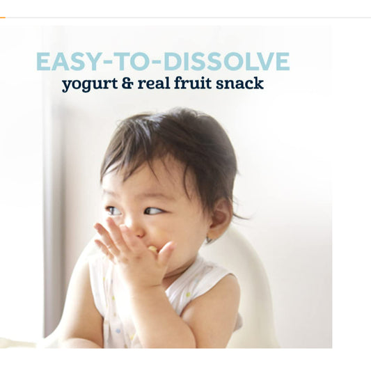 LowCostPH | Gerber Yogurt Melts 8+ Months Peach, Strawberry, Banana Vanilla, Organic Fruit