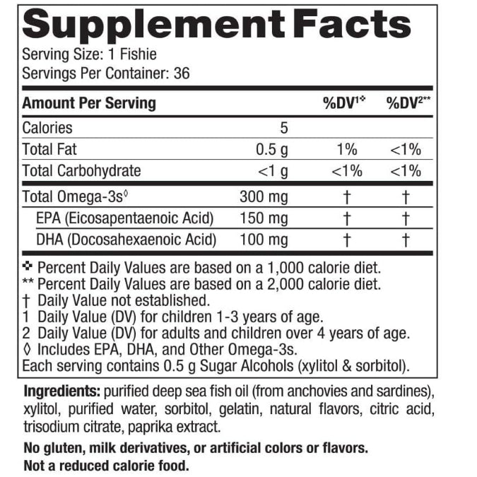 LowCostPh | Nordic Naturals, Nordic Omega-3 Gummies, Tangerine, 82 mg, Fishes Gummies | MultiVitamin