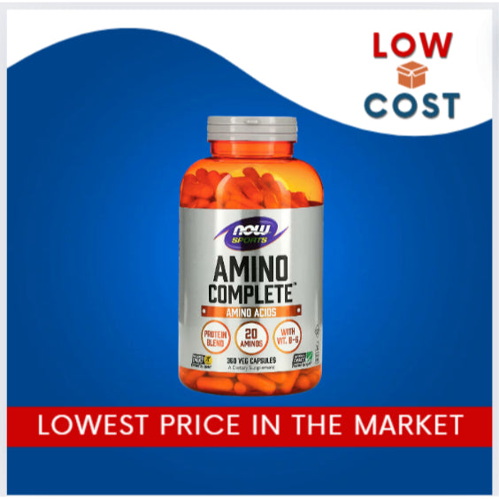 LowCostPH | Now foods, Sports, Amino Complete, 360 Veg Capsules, Pre & Post Workout Recovery