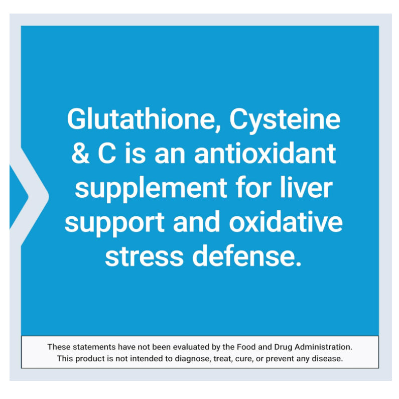 LowCost PH| Life Extension Glutathione, Cysteine & C, 500 mg of vitamin C, powerful antioxidant supp