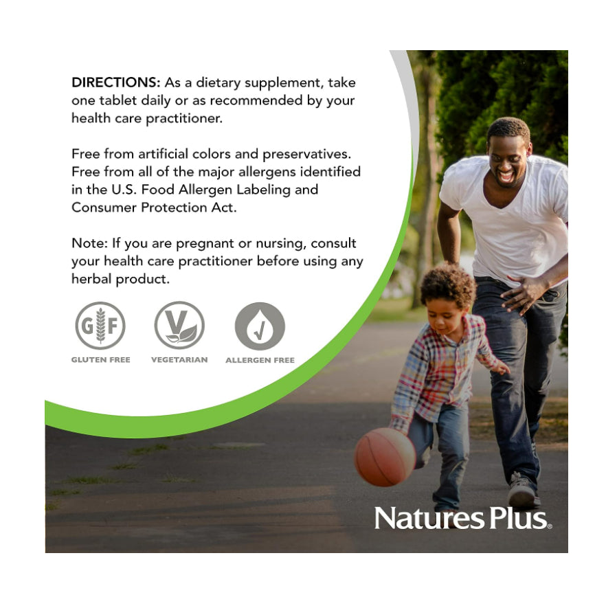 USAOnhand| NaturesPlus, Herbal Actives, Black Cherry, 750 mg, 30 Tablets