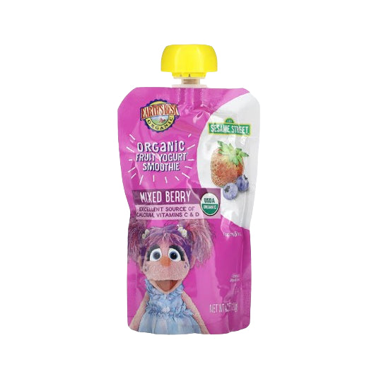 LowCostPh | Earth's Best, Sesame Street, Organic Fruit Yogurt Smoothie, For Ages 2 and Up,4.2 oz