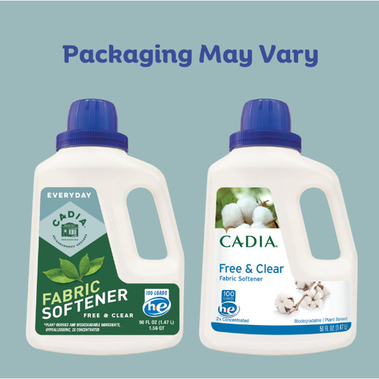 Grocer Farmer | Cadia All Natural Free & Clear Fabric Softener 1.47L, Lavender Fabric Softener 1.5L