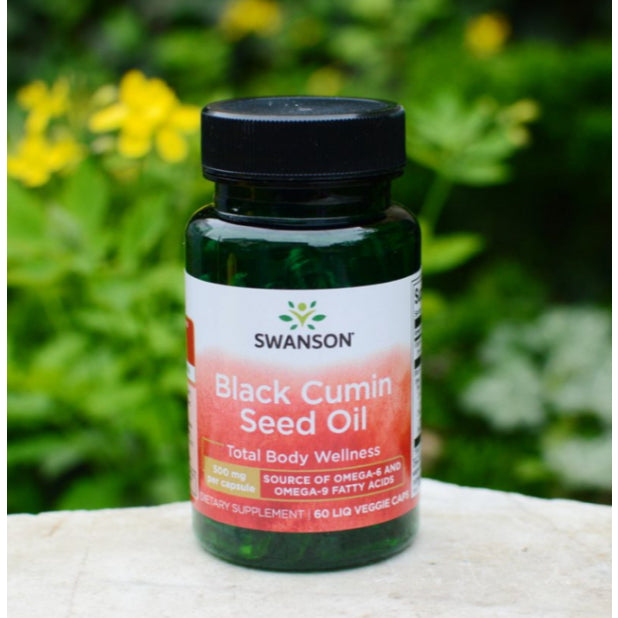 SwansonPh | Swanson, Black Cumin Seed Oil, 500 mg, 60 Liq Veggie Caps, Supports Immune Health