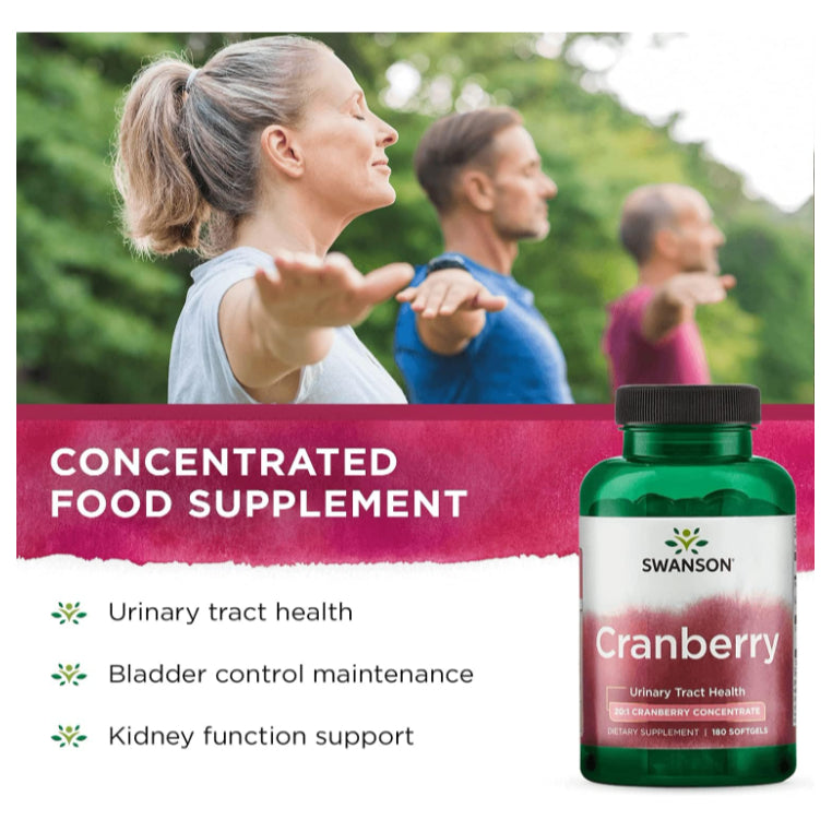 Swanson Ph | Swanson, Cranberry, Cran Max, Whole Fruit, Softgels, For Healthy Urinary Tract Function
