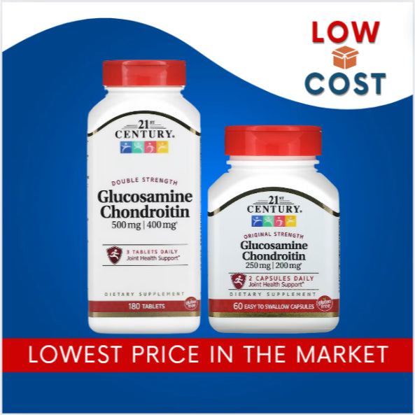 Low Cost PH | 21st Century, Glucosamine / Chondroitin, Original Strength, 60 Easy to Swallow Capsule