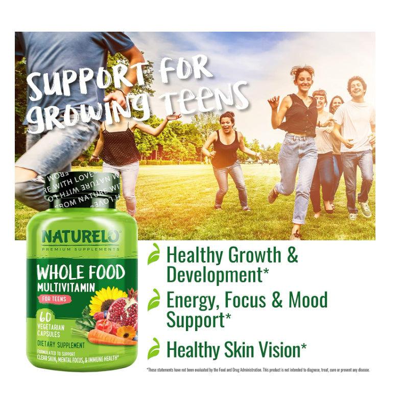 LowCostPH | NATURELO Whole Food Multivitamin for Teen Vitamin and Mineral for Teenage Boy / Girl