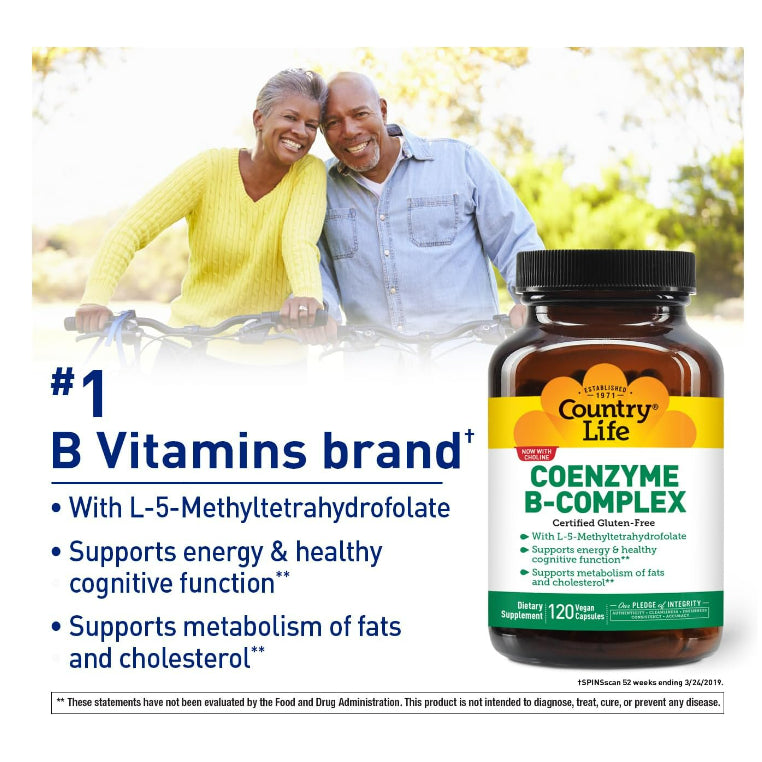 LowCostPh | Country Life, Coenzyme B-Complex Vitamin,Support Energy and Metabolism, Daily Supplement
