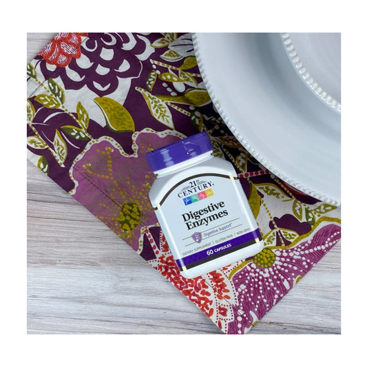 LowCostPH | 21st Century, Digestive Enzymes, 60 Capsules