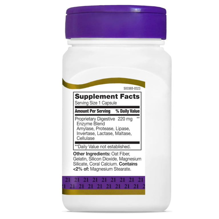 USAOnhand| 21st Century, Digestive Enzymes, 60 Capsules