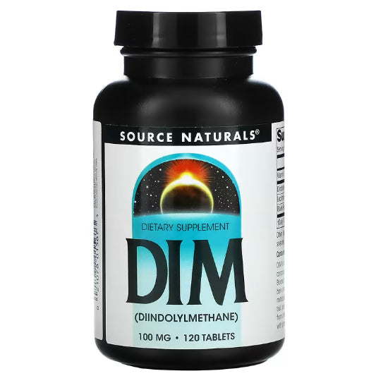 LowCostPH | Nature's Way, DIM-plus, Estrogen Metabolism, Veg Cap, Source Naturals, DIM, 200mg, 100mg