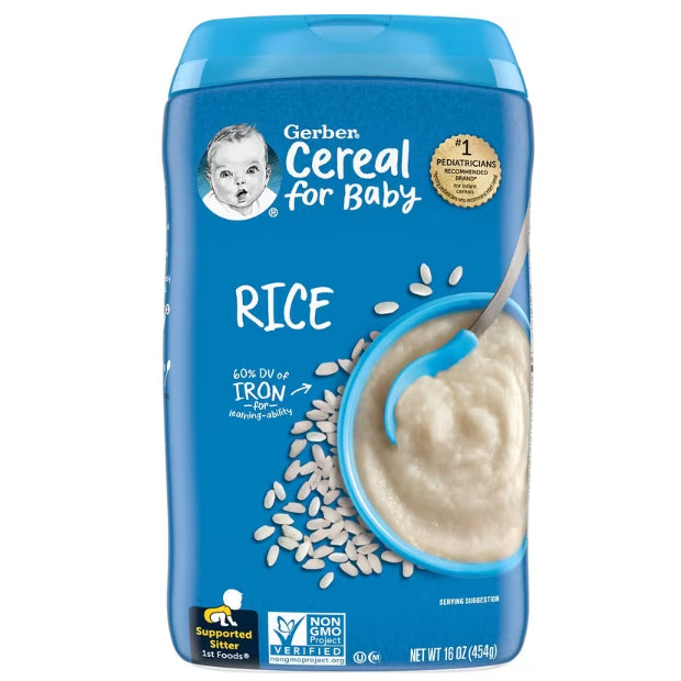Little Sunshine | Gerbers, Oatmeal, Rice, Lil Bits, Hearty Bits, Probiotic Banana, Multigrain Cereal