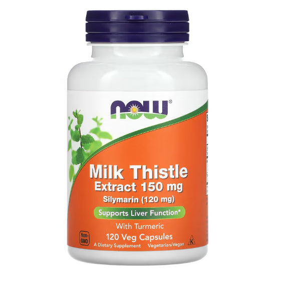 LowCostPH | NOW Foods, Milk Thistle, Double Strength, 300 mg, Milk Thistle w/ Turmeric, 150mg VegCap