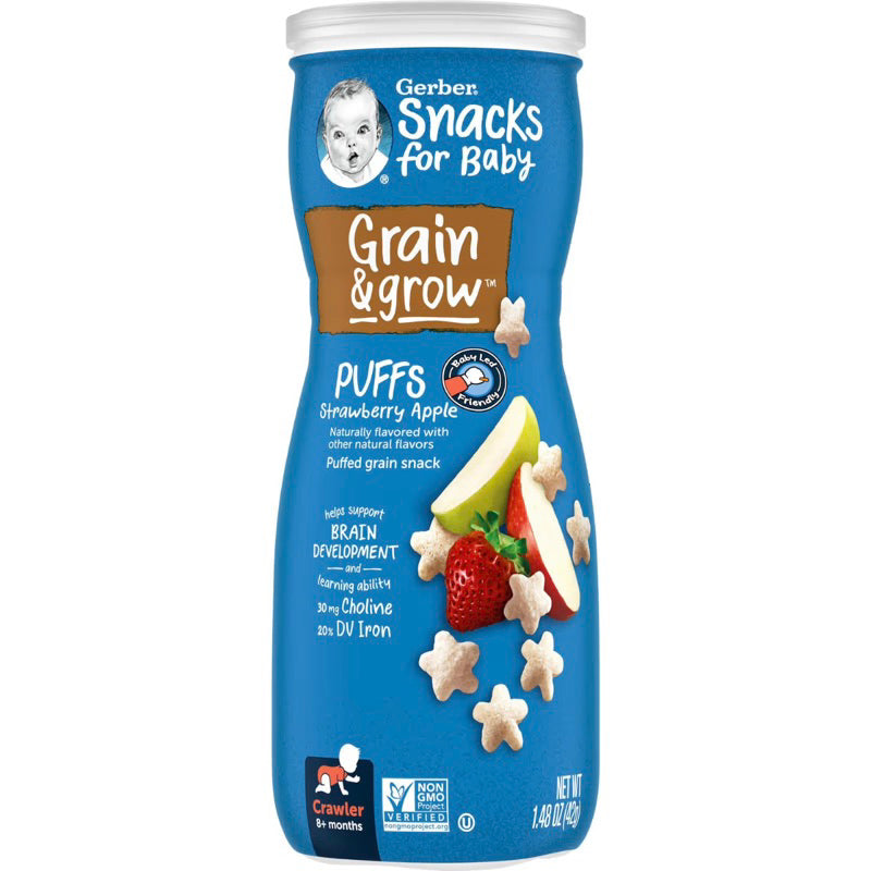Low Cost PH | Happy Baby Puffs Organic Gluten Free Nutrient Rich Snacks Vitamins C & E Choline