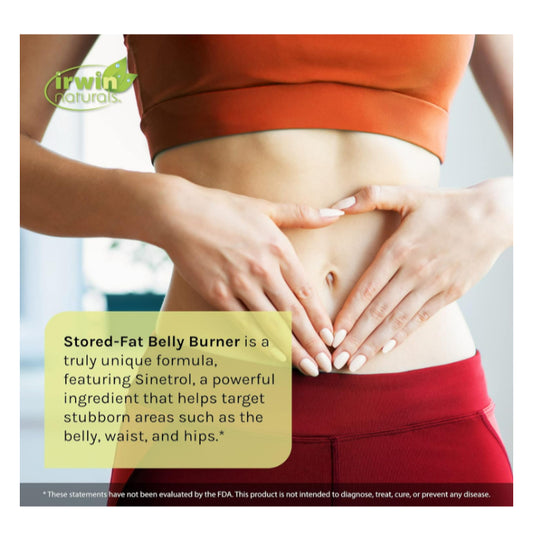 Lowcostph | Irwin Naturals, Stored-Fat Belly Burner, 60 Liquid Soft-Gels