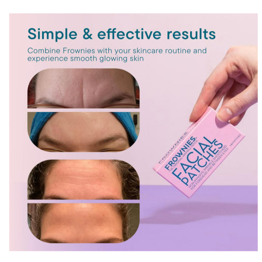 LowCostPH | Frownies, Facial Patches for Corners of Eyes & Mouth, 144 Patches| Rosewater Hydrator 59m