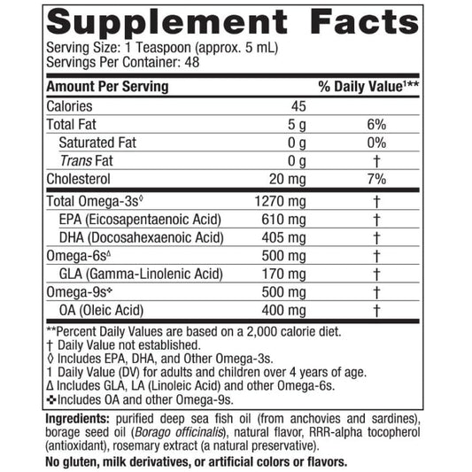 LowCostPH| Nordic Naturals, Complete Omega, Lemon, 8 fl oz (237 ml)