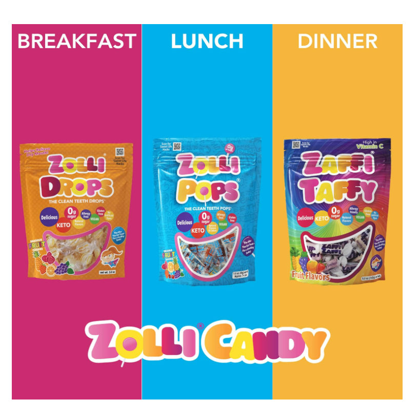 Low Cost PH | Zollipops The Clean Teeth Pops Strawberry, Orange, Raspberry, Cherry, Grape, Pineapple