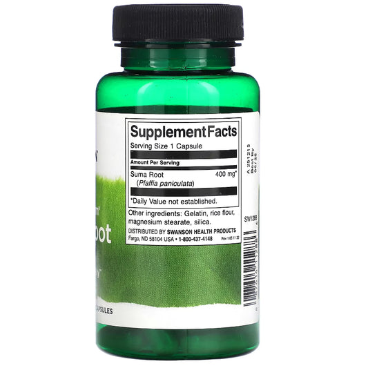 Lowcostph | Swanson, Full Spectrum Suma Root, 400 mg, 60 Capsules