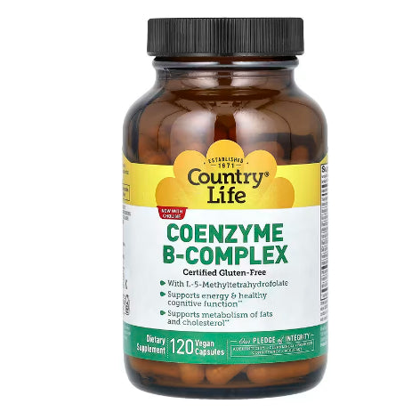 LowCostPh | Country Life, Coenzyme B-Complex Vitamin,Support Energy and Metabolism, Daily Supplement