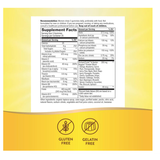 LowCostPh | Nature’s Way Alive! Premium Women’s Gummy Multivitamin, Supports Energy & Metabolism